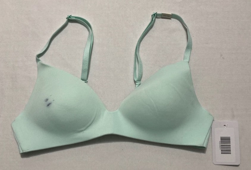 NWD CALVIN KLEIN Perfectly Fit Wirefree T-Shirt Bra MINTGREEN 34A