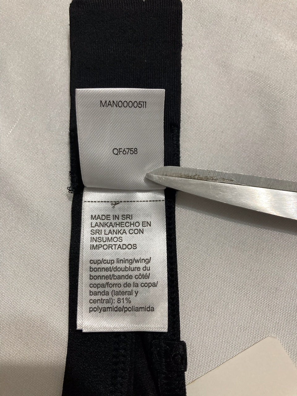 NWD CALVIN KLEIN Form to Body Lightly Lined Triangle Bralette BLACK S