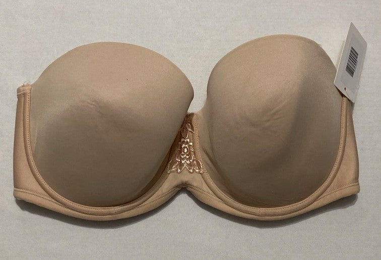 NWD VANITY FAIR Beauty Back Smoothing Strapless Bra ROSE BEIGE 38D