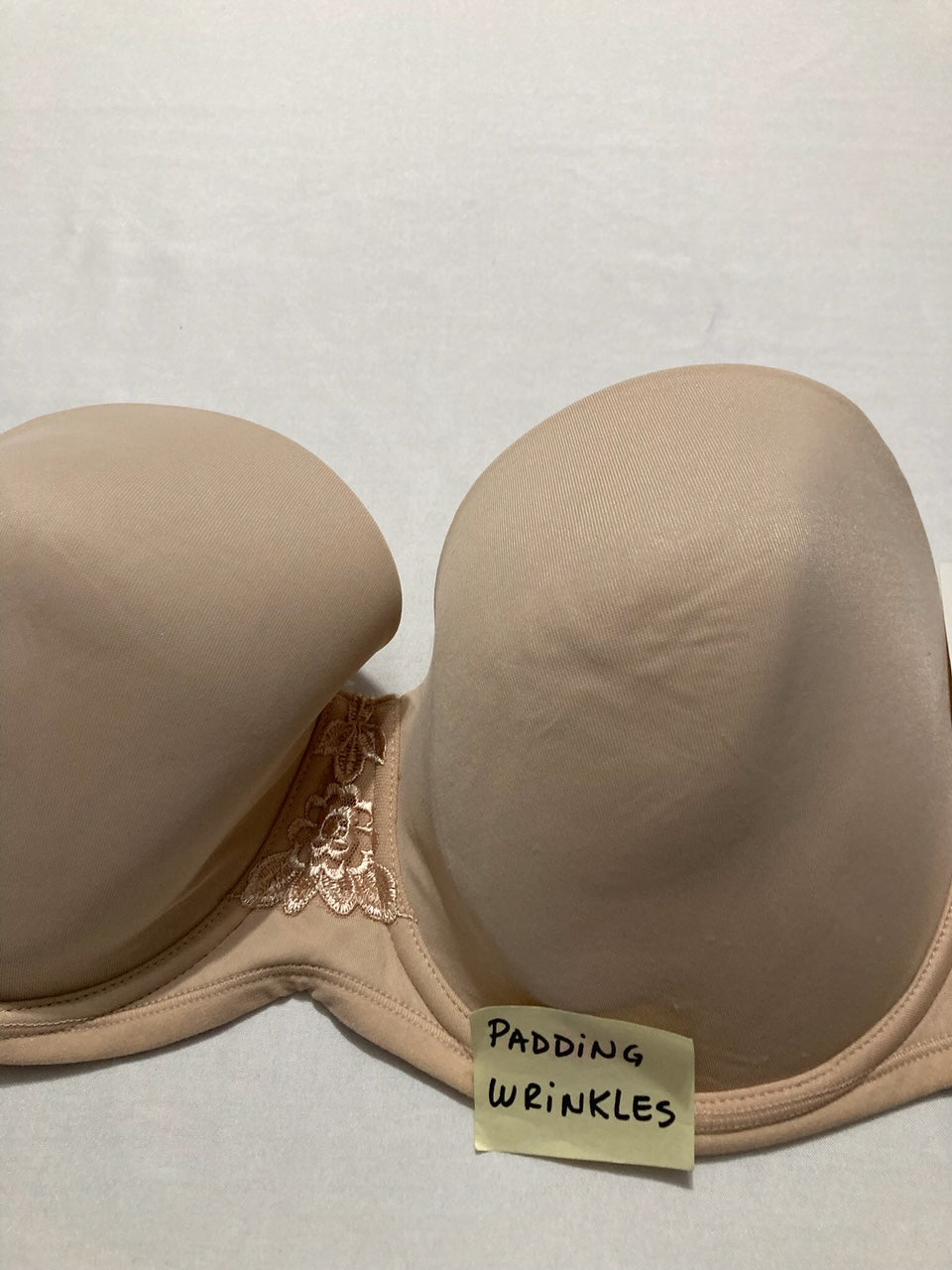 NWD VANITY FAIR Beauty Back Smoothing Strapless Bra ROSE BEIGE 38D