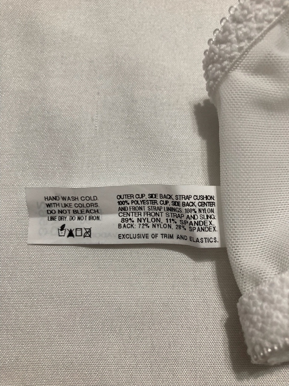 NWD BALI Minimizer Bra, Satin Tracings Underwire Bra WHITE 40D