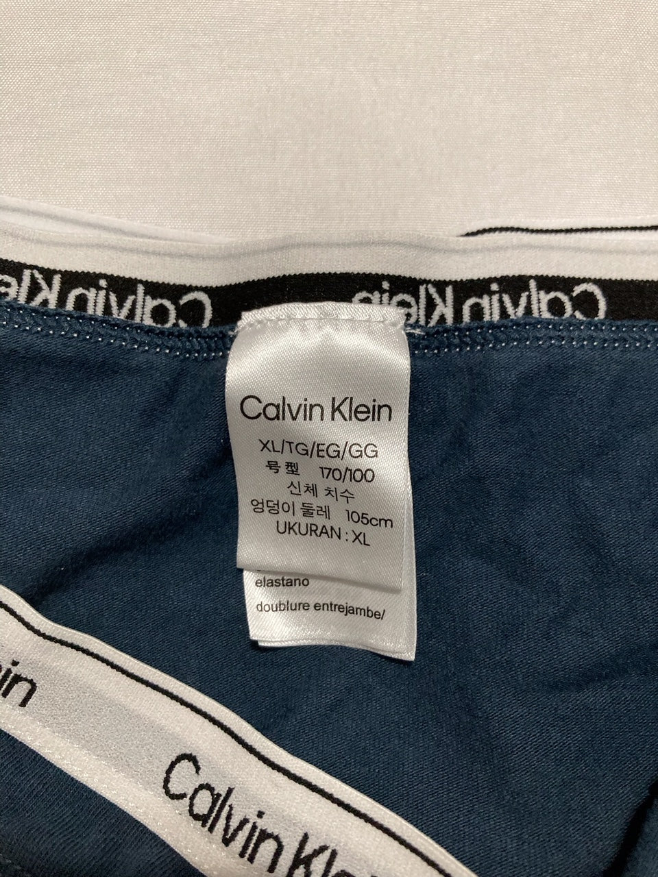 NWD CALVIN KLEIN Underwear Modern Logo Thong 3-Pack ASSORTED XL