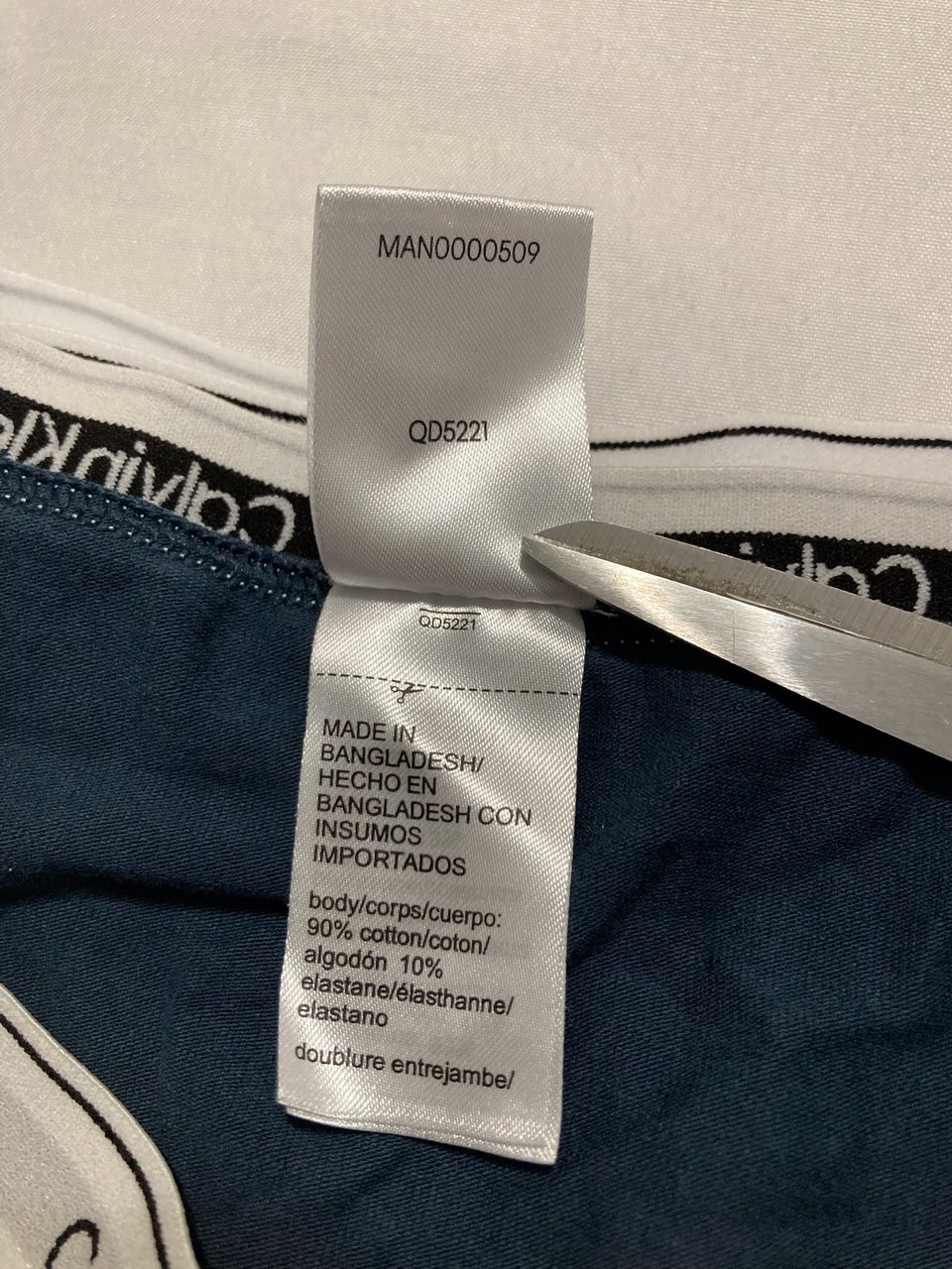 NWD CALVIN KLEIN Underwear Modern Logo Thong 3-Pack ASSORTED XL