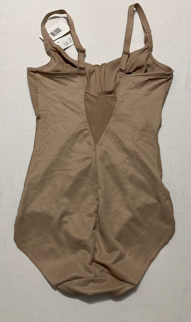 NWD MIRACLESUIT Extra Firm Sexy Sheer Shaping Bodybriefer BEIGE 38D