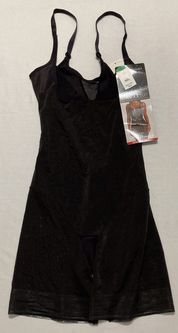 NWD MIRACLESUIT Shapeware Extra Firm High Waist Long Leg Thigh Slimmer BLACK L