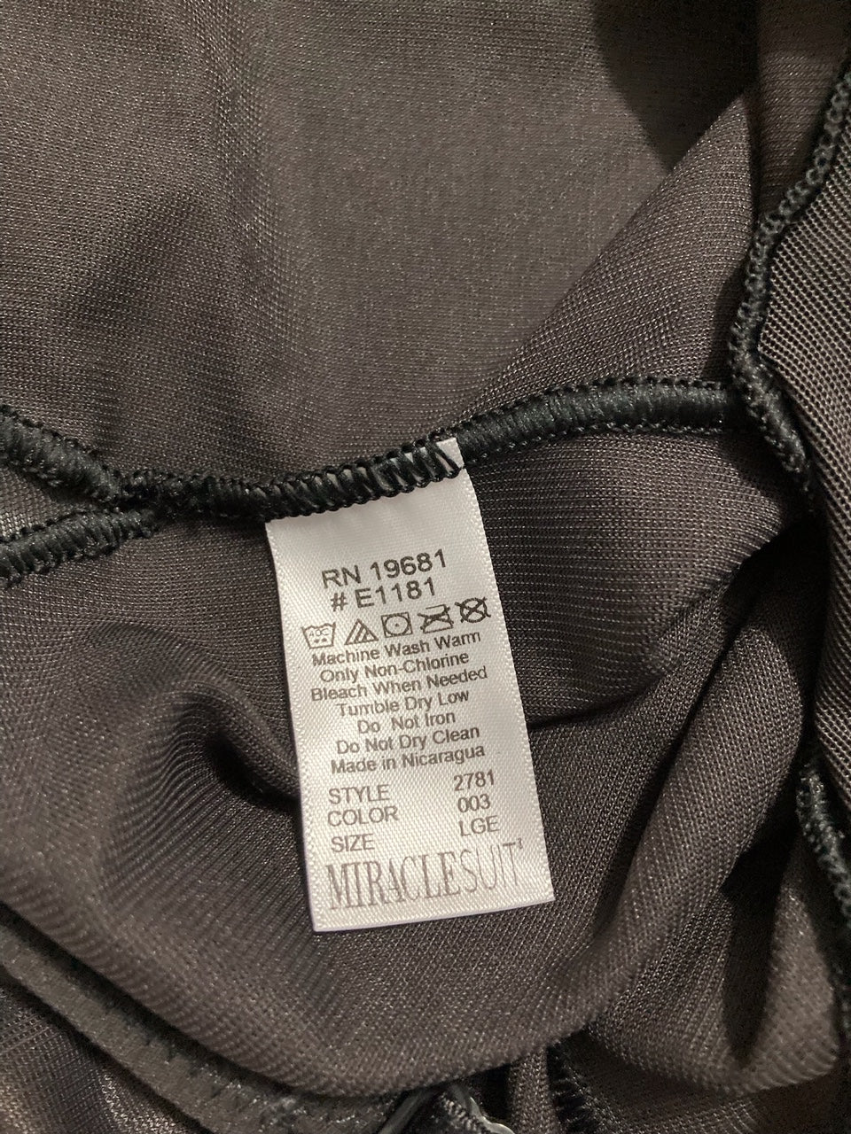 NWD MIRACLESUIT Shapeware Extra Firm High Waist Long Leg Thigh Slimmer BLACK L