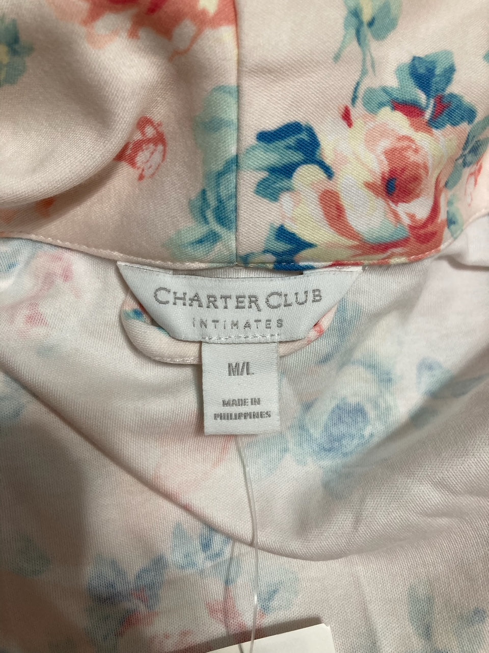 CHARTER CLUB Cotton Printed Mother's Day Robe DREAM BOUQUET M/L