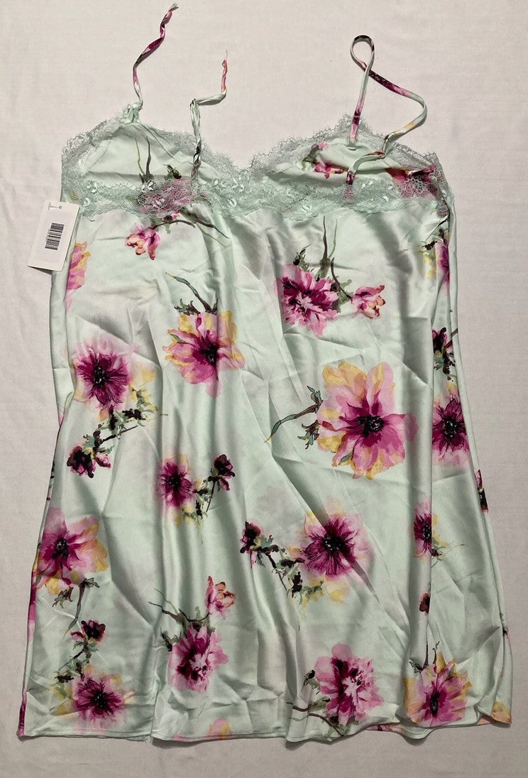 NWD I.N.C PajamasTop Summer Button FLORAL S