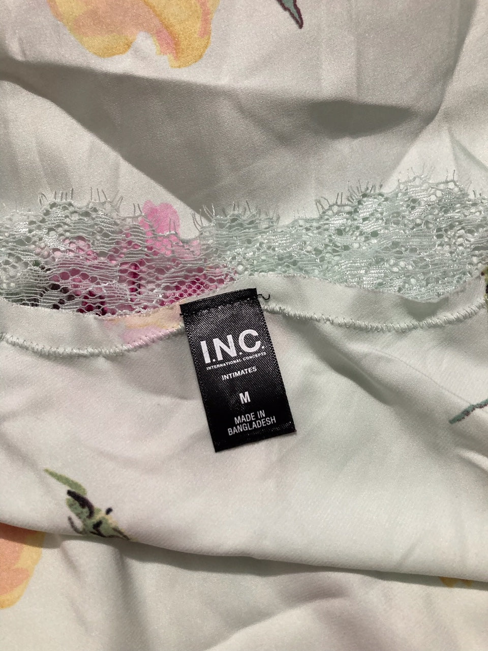 NWD I.N.C PajamasTop Summer Button FLORAL S
