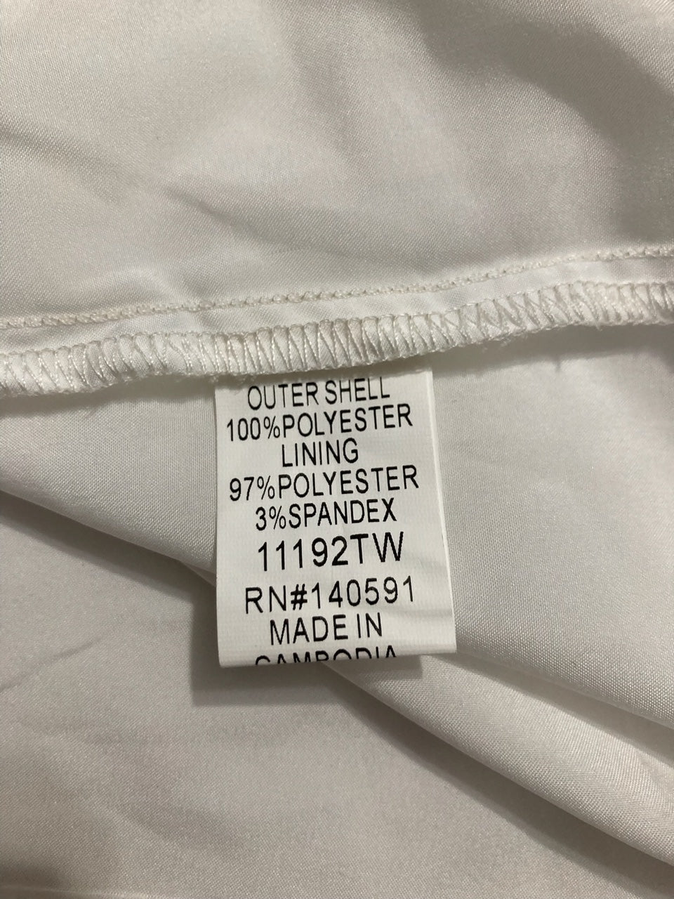 NWD CQ BY CQ Sleepwear Shirt Pajama WHITE L