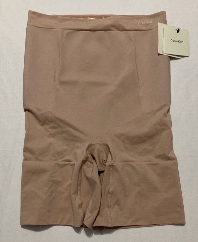 CALVIN KLEIN Shapewear Secure Sculpt High-waist Mid-thigh Short NUDE M