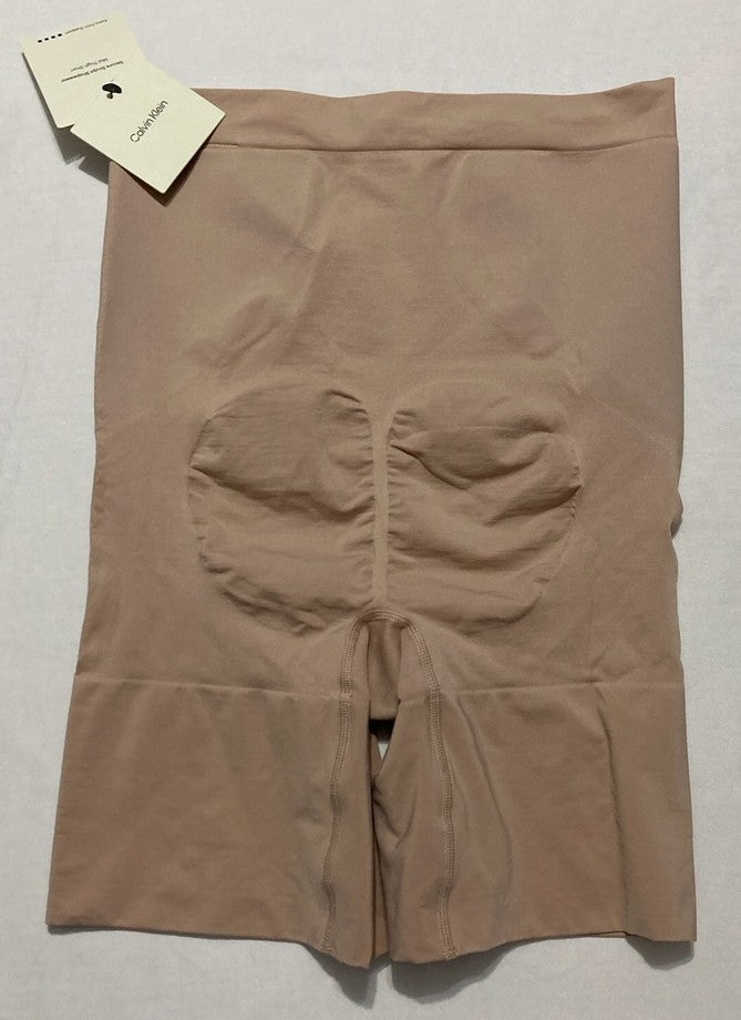CALVIN KLEIN Shapewear Secure Sculpt High-waist Mid-thigh Short NUDE M