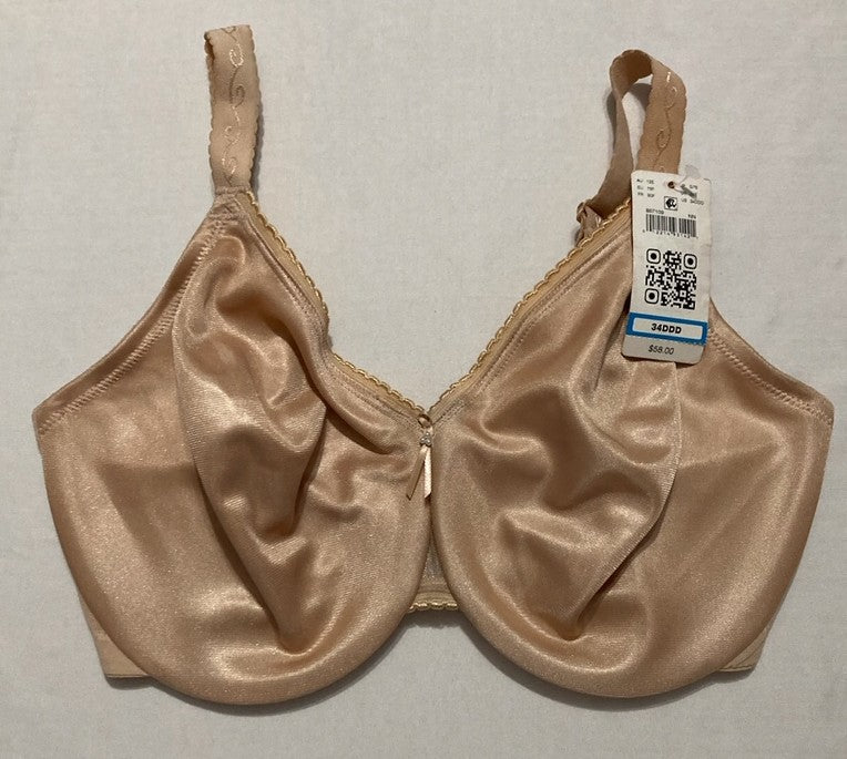 WACOAL Simple Shaping Unlined Full Coverage Minimizer Bra NUDE 34DDD