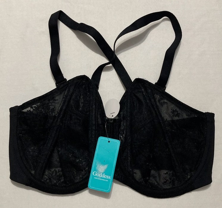GODDESS Verity Underwire Strapless Bra BLACK 36G