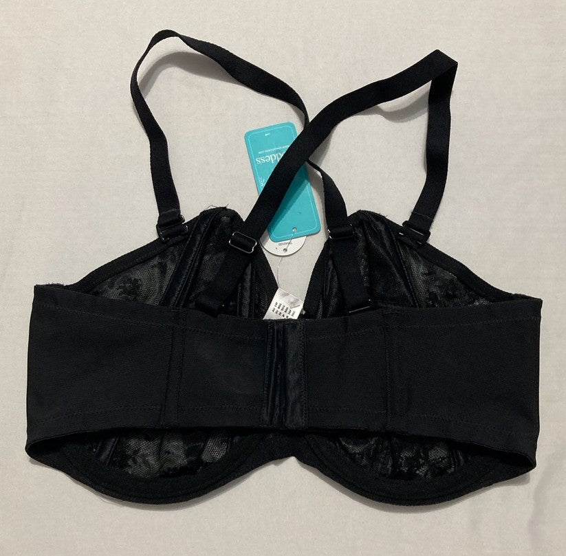 GODDESS Verity Underwire Strapless Bra BLACK 36G