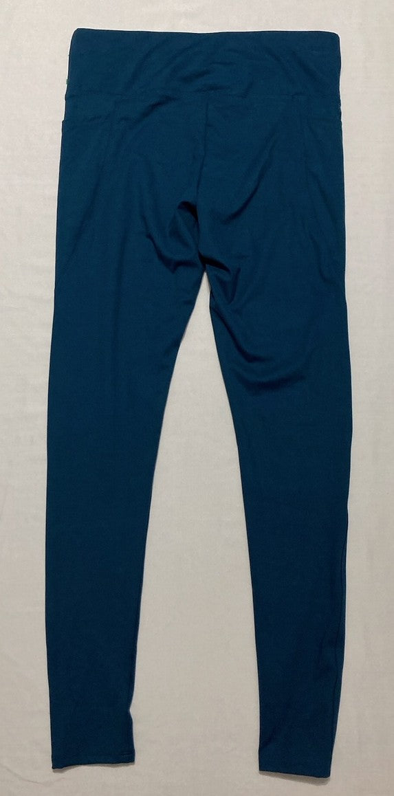 FELINA Athletic Pocket Legging Yoga Pants BLUE L