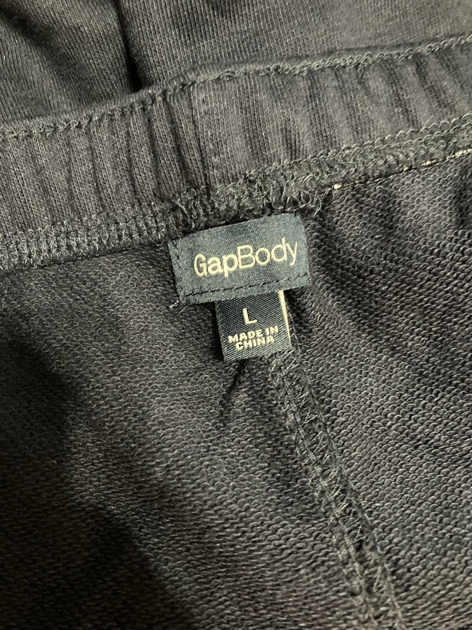 GAPBODY Ribbed High Rise Pajama Pants NAVY L