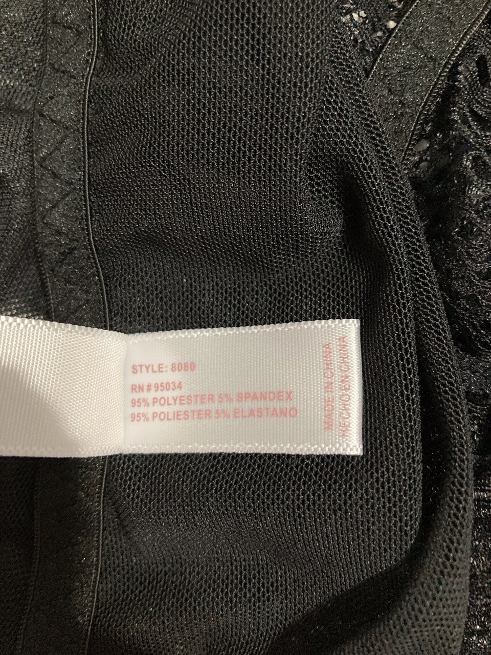 ICOLLECTION Sylvie Lace Halter Chemise Lingerie BLACK L