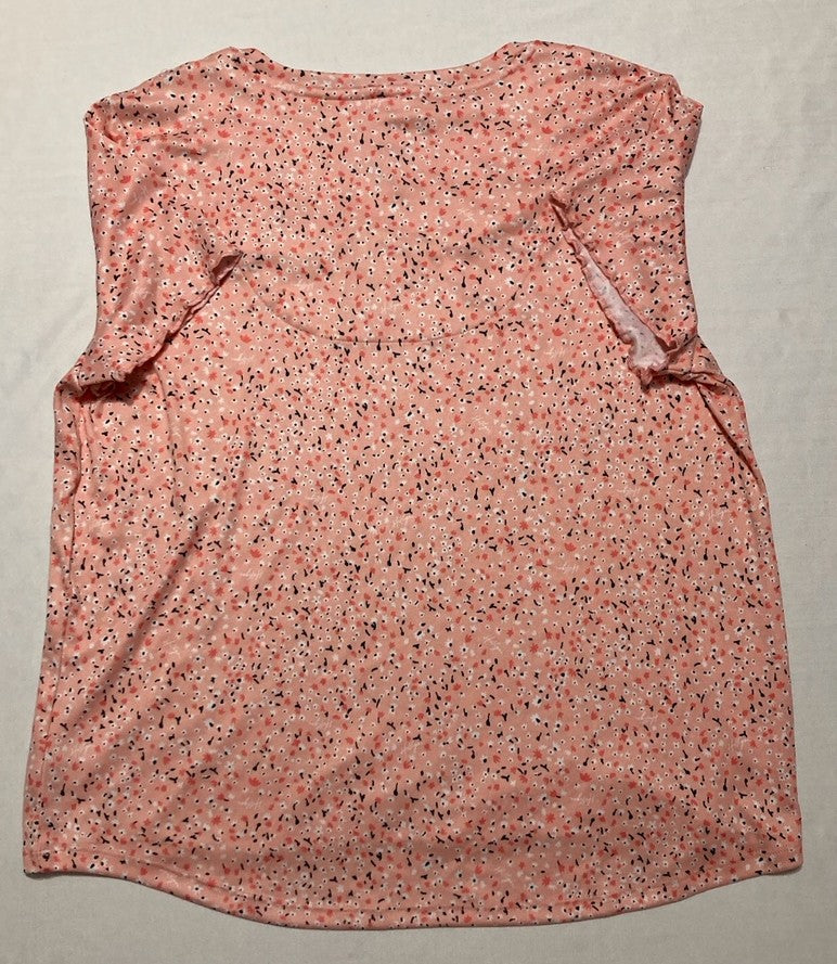 TOMMY HILFIGER	Top Short Sleeve V-neck India FLORAL  L
