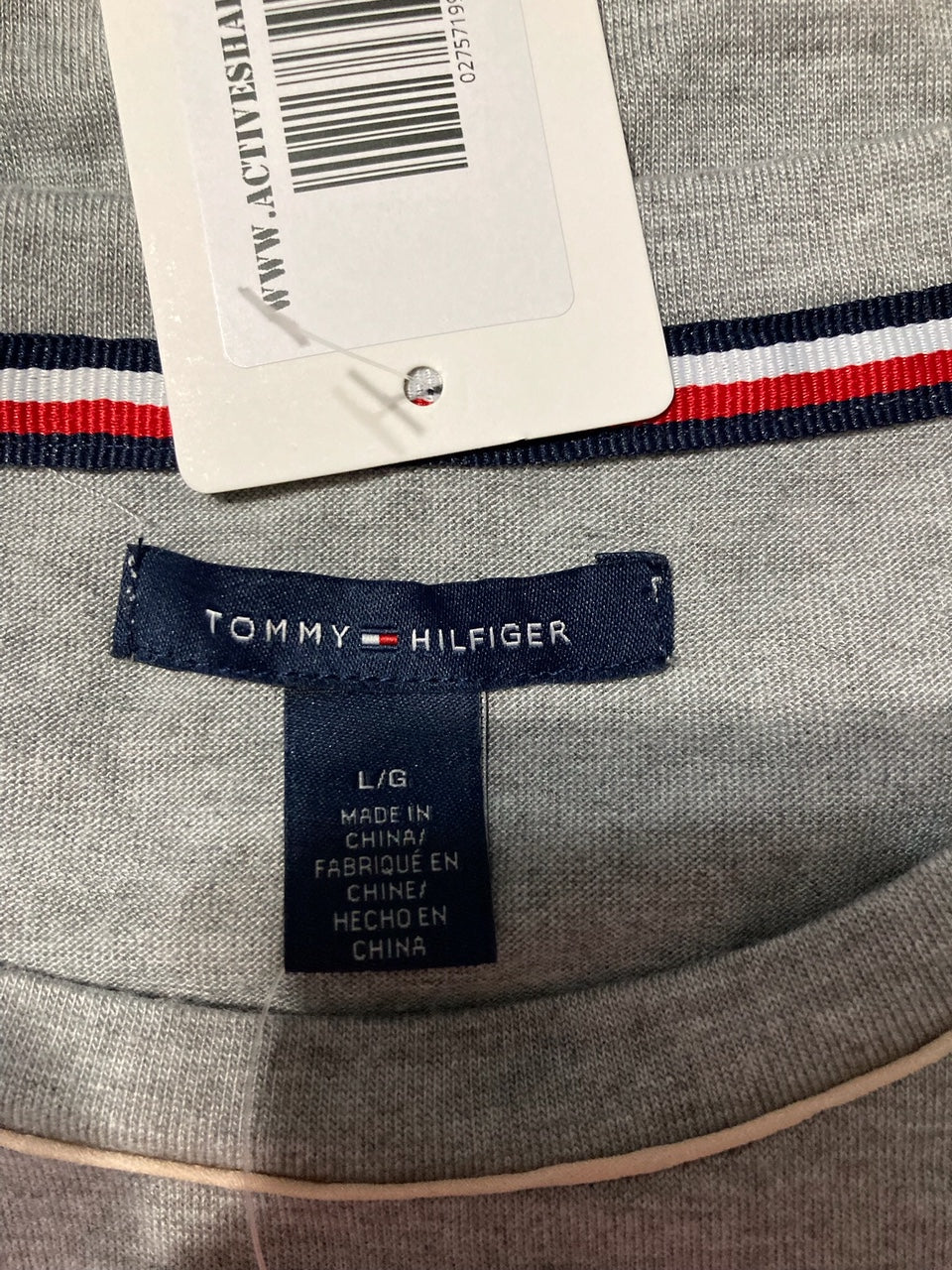 TOMMY HILFIGER Classic sleep T-Shirt GREY L