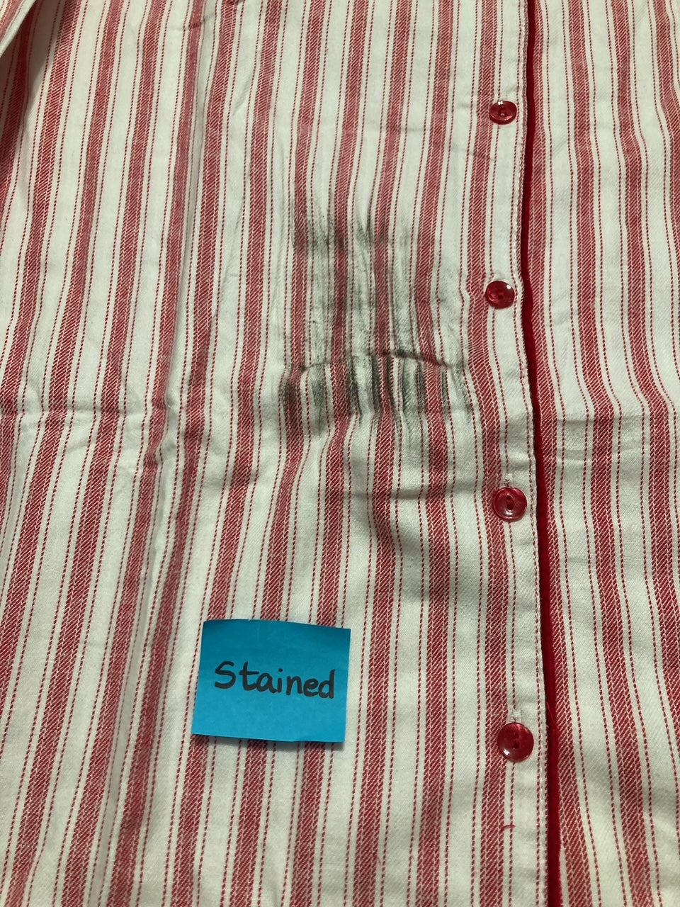 NWD CHARTER CLUB Printed Cotton Flannel Pajama Set, Button Front RED XL