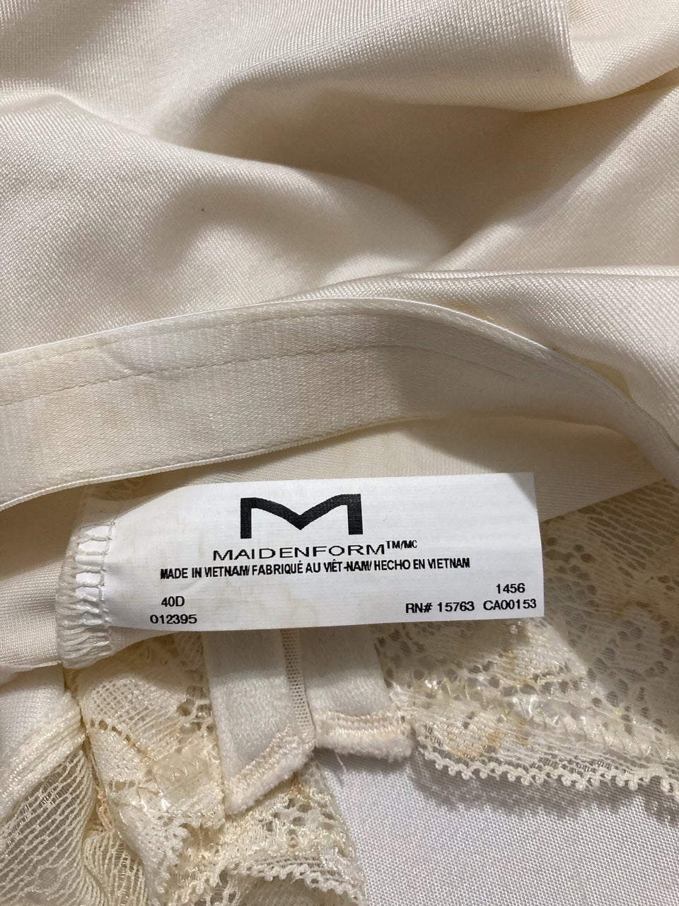 MAIDENFORM Ultra Firm Body Shaper With Built-in Underwire Bra NUDE 40D