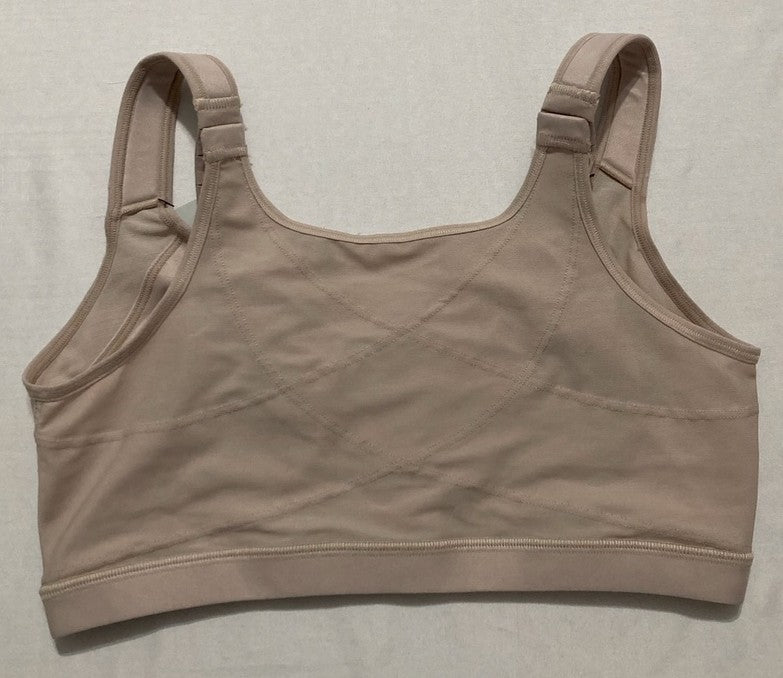 LEONISA Multi-Functional Posture Corrector Bra Wireless Front Closure BEIGE 34D