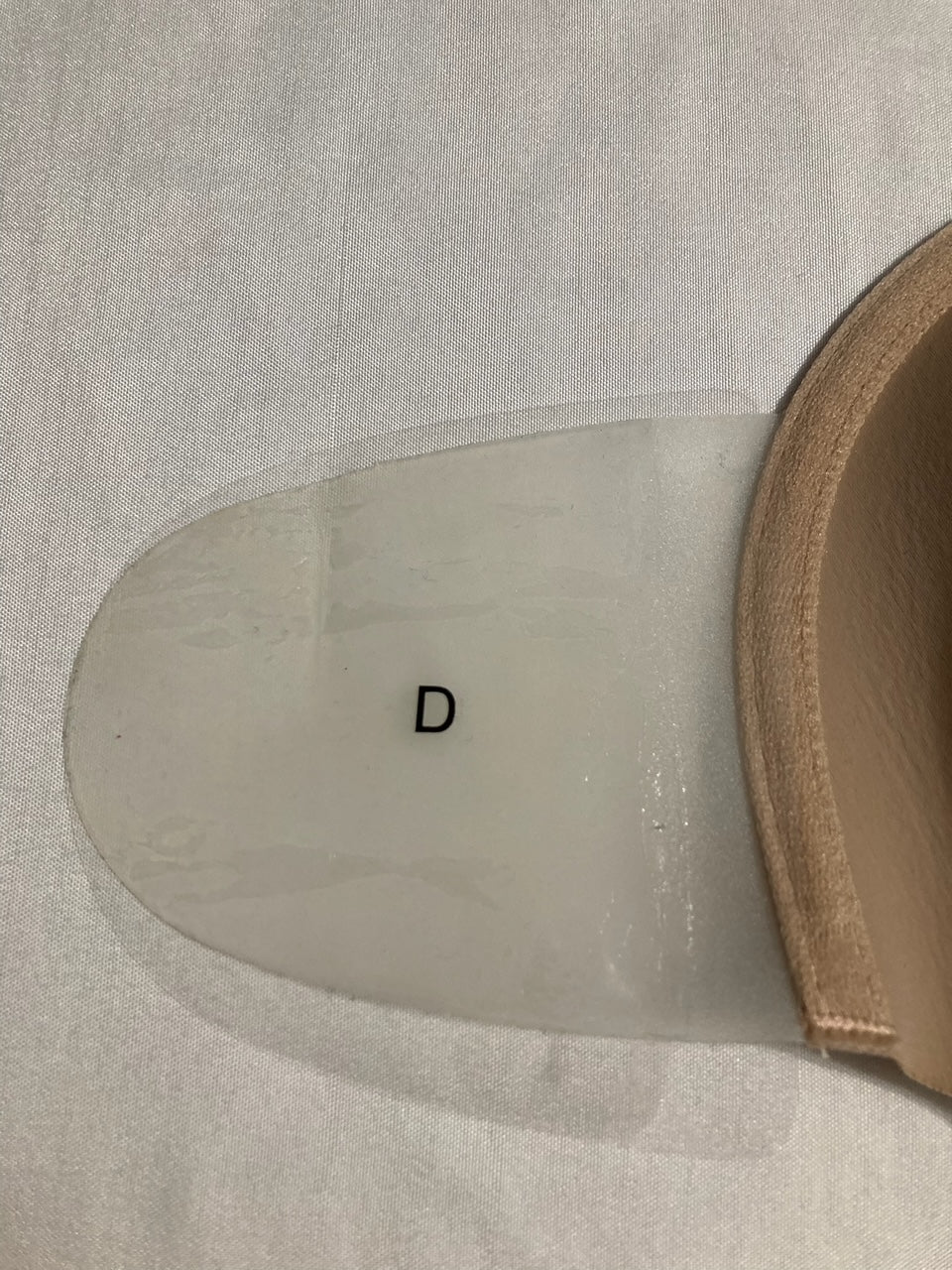 NWD FASHION FORM go bare backless strapless bra NUDE D