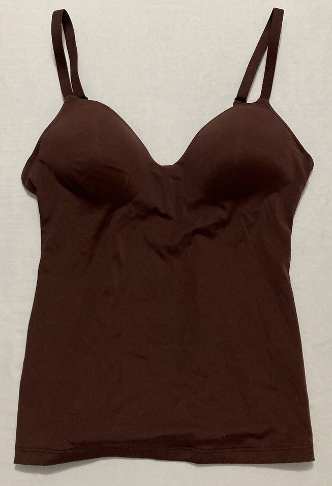 MAIDENFORM Tummy Shaping Cami Wireless Foam Cami BROWN M