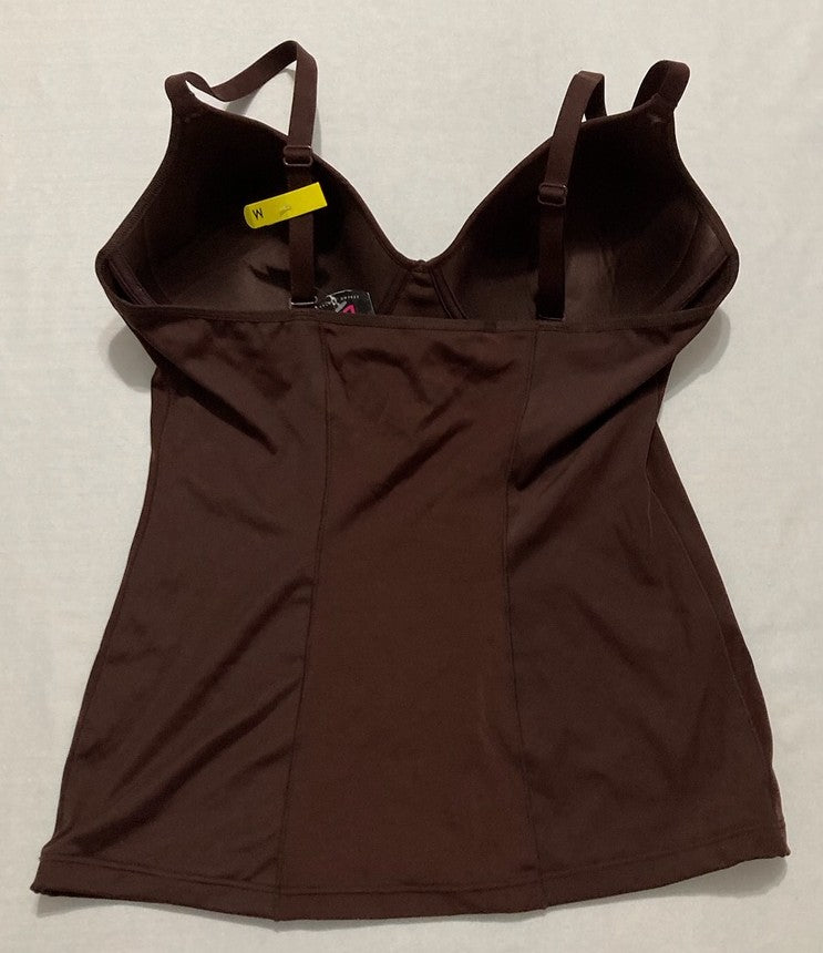 MAIDENFORM Tummy Shaping Cami Wireless Foam Cami BROWN M