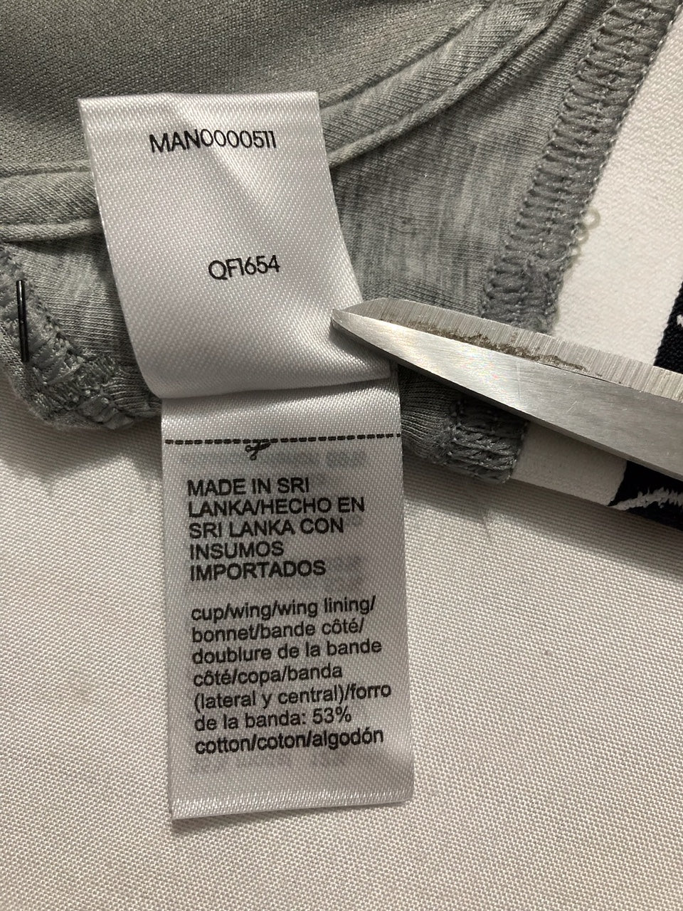 CALVIN KLEIN Modern Cotton Lightly Lined Wireless Bralette GREY XS