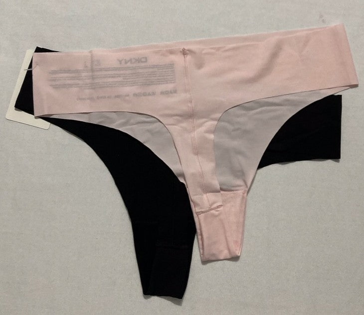 DKNY Thong - 2 Pack ASSORTED L