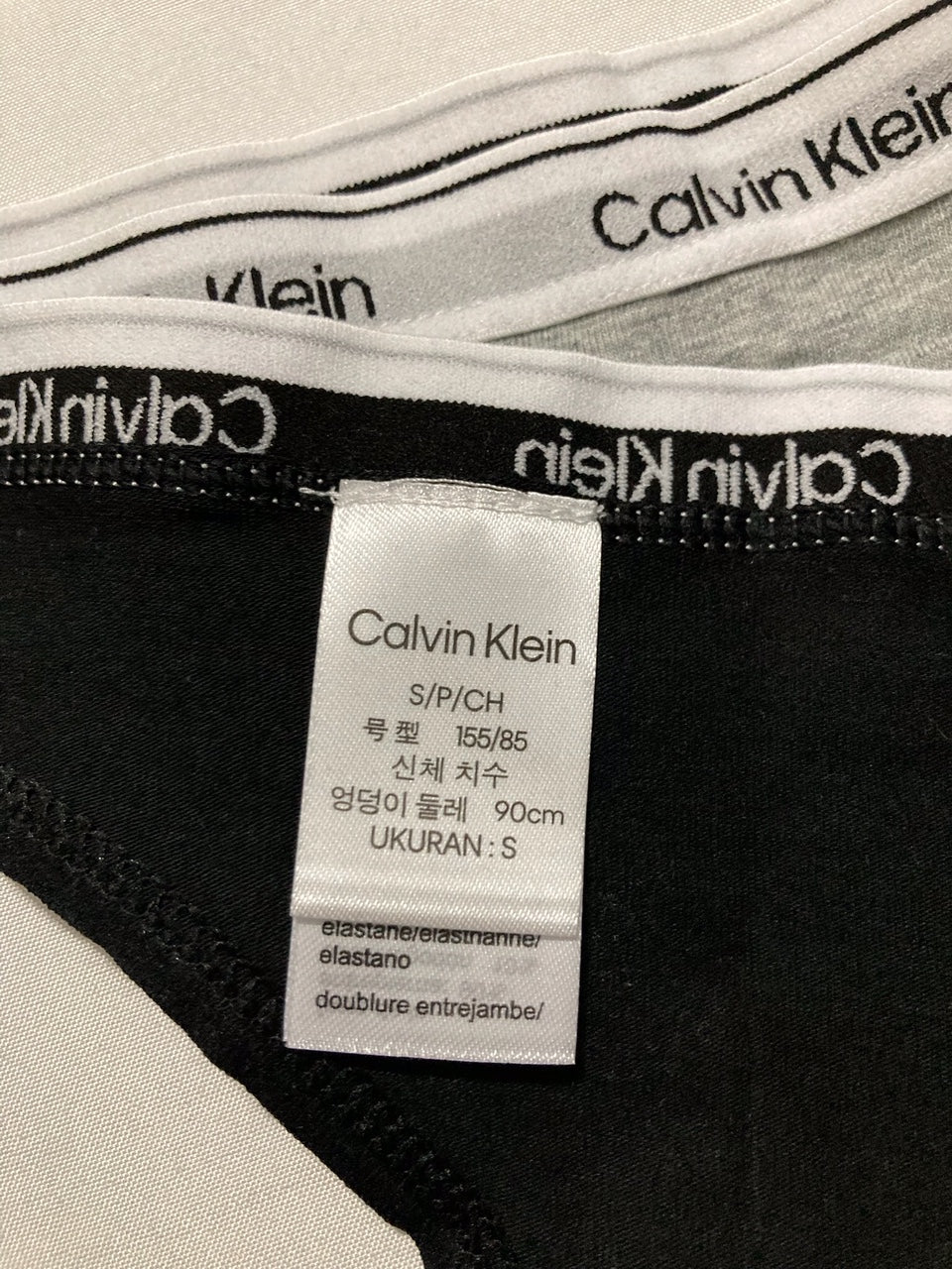 CALVIN KLEIN Modern Logo Thong, Set of 2 ASSORTED S