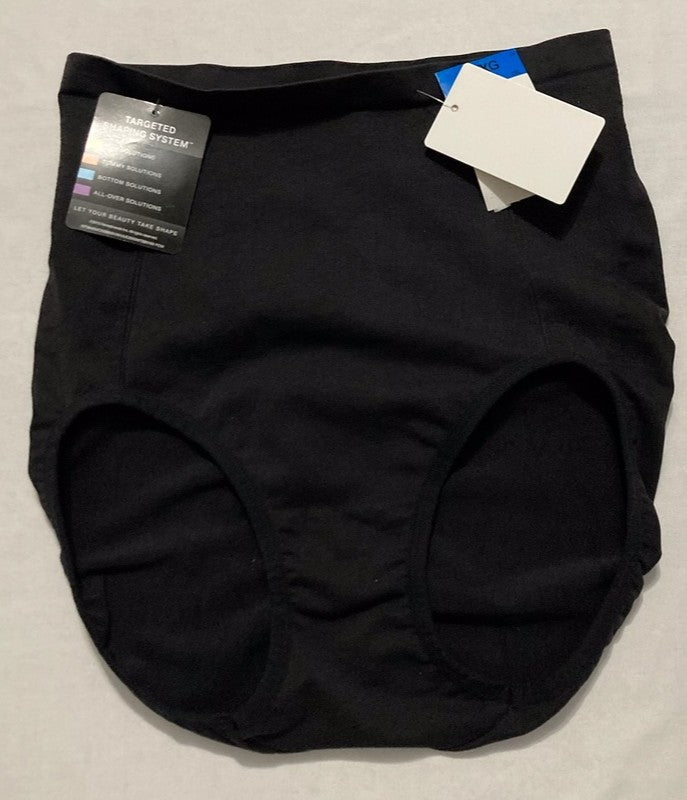 BALI Extra Firm Tummy-Control Seamless Brief Underwear BLACK XL