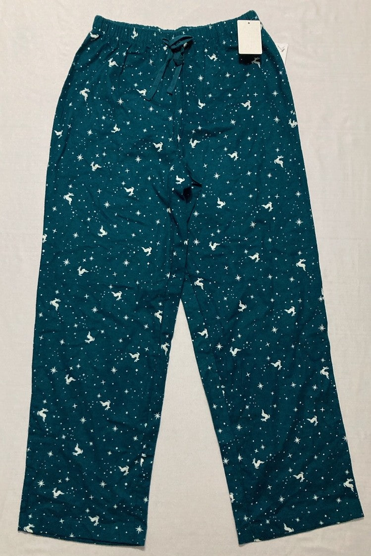 CHARTER CLUB Cotton Flannel Pajama Pants BLUE