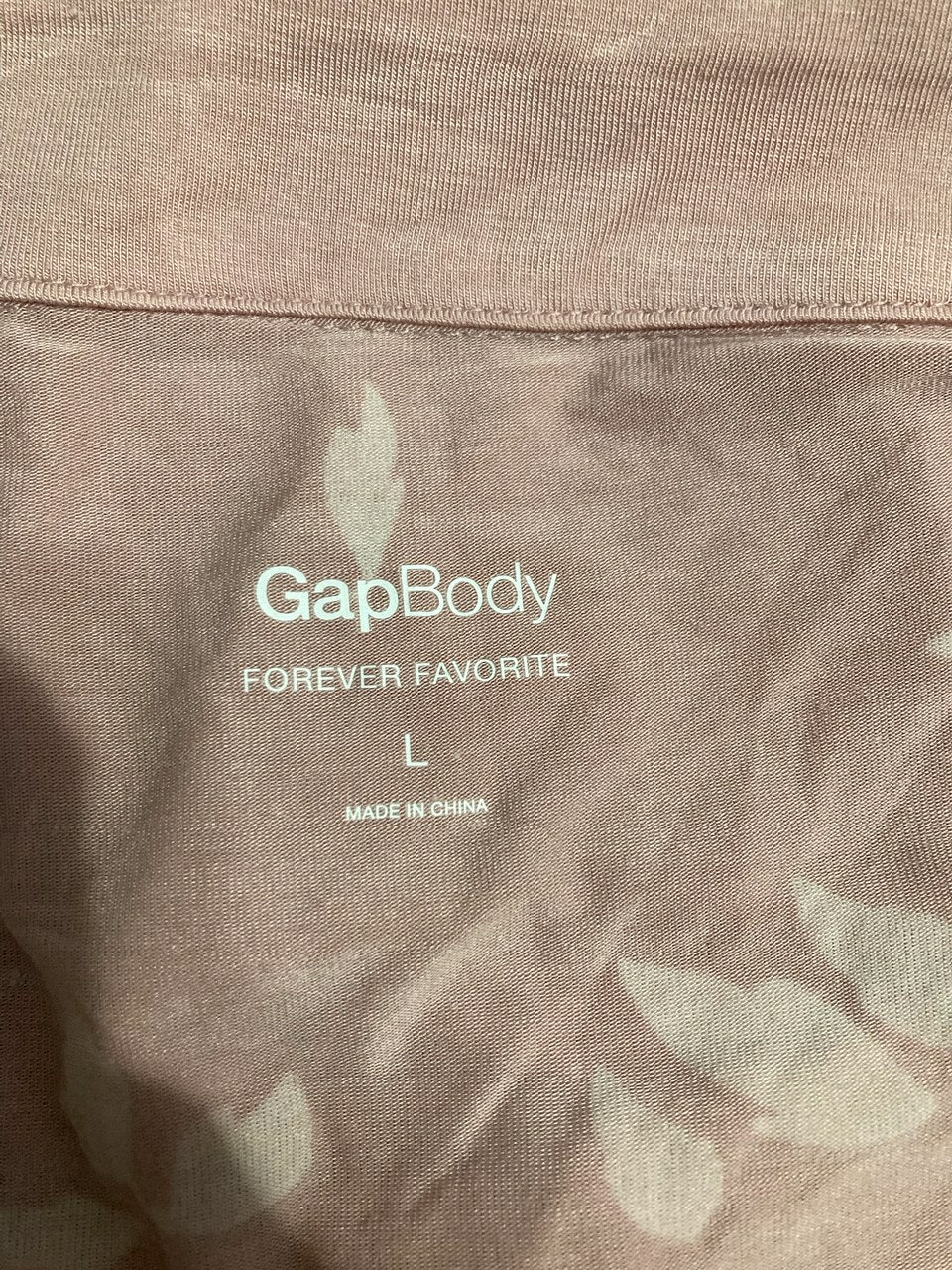 GAPBODY Floral Print Sleep Lounge shirt FLORAL CORAL L