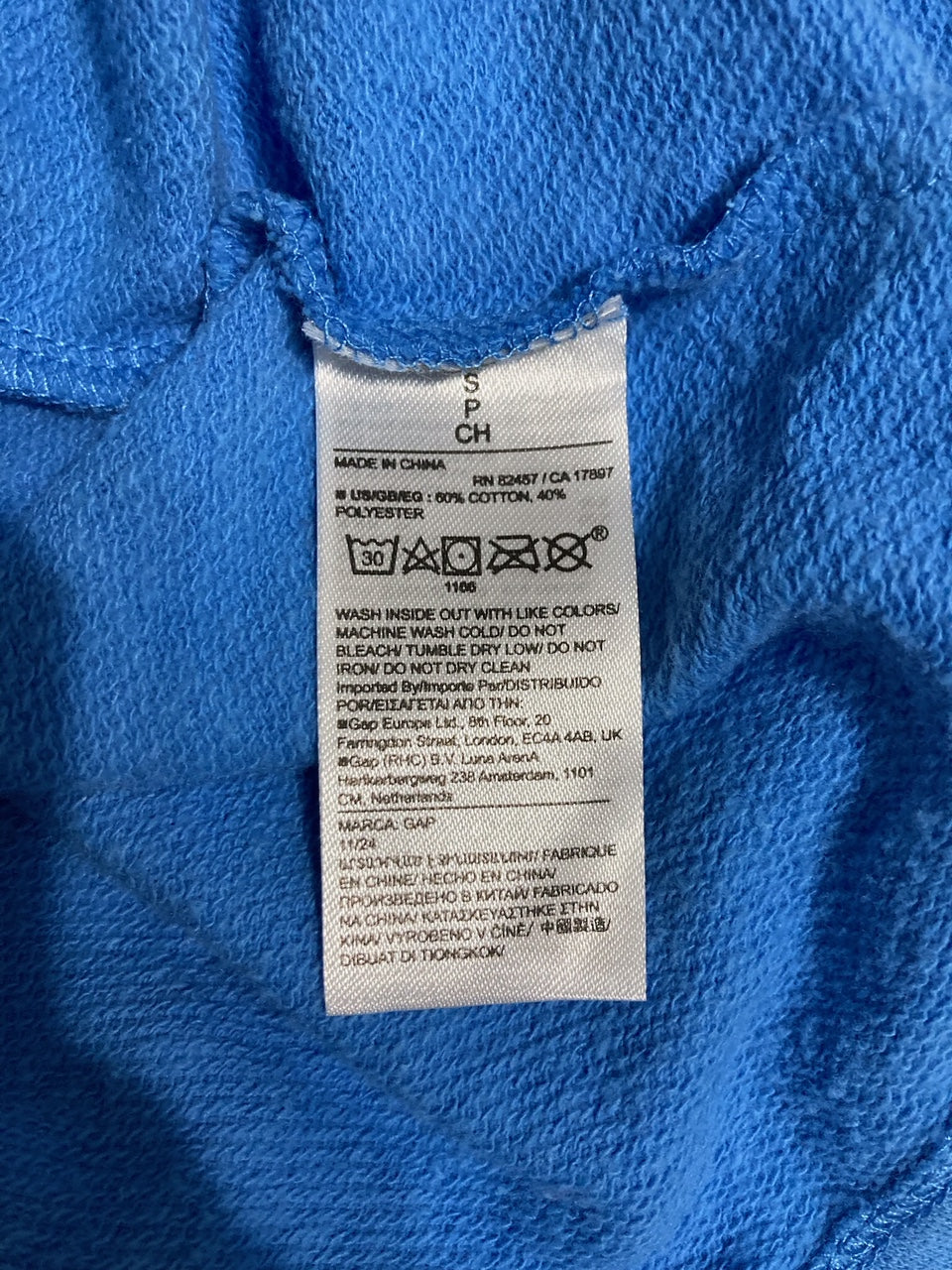 GAPBODY T-shirts GAP Logo Shortleeve BLUE S