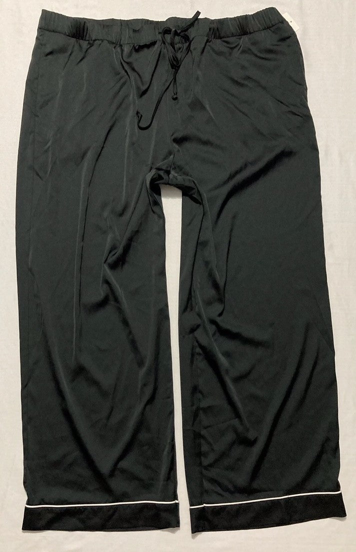 INC Pajama Pants Long BLACK XXL