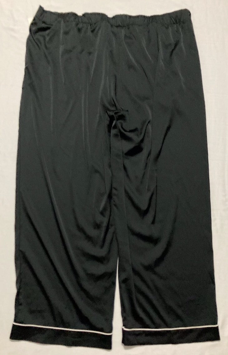 INC Pajama Pants Long BLACK XXL