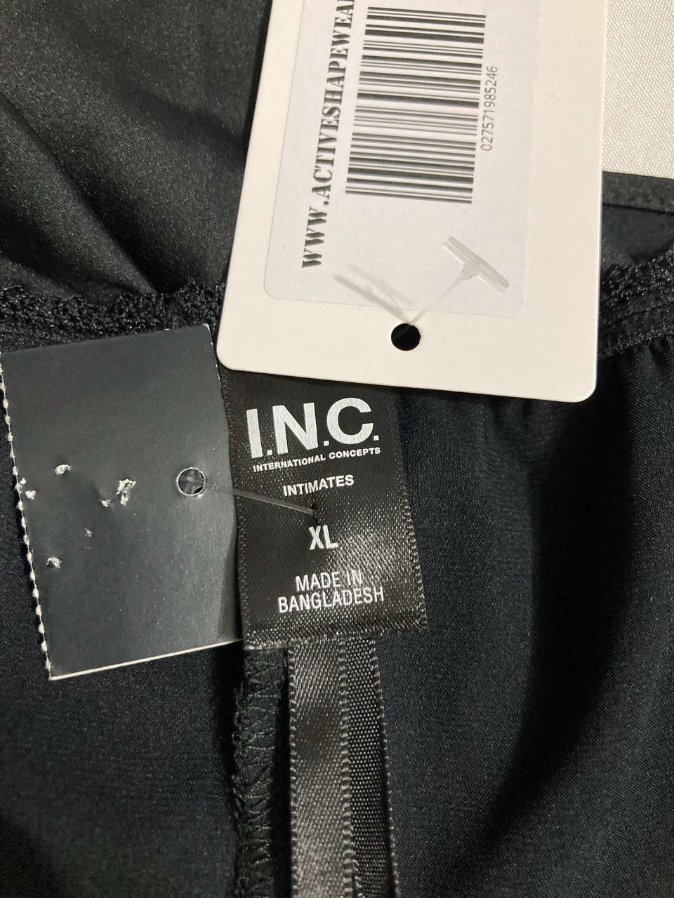 INC Elastic Waist Shorts BLACK XL