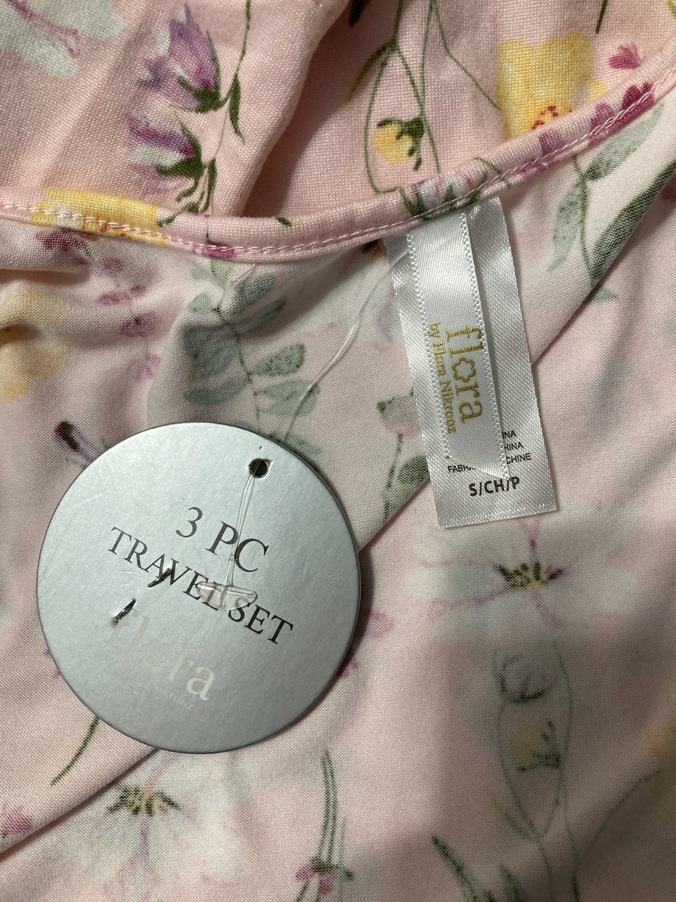 FLORA NIKROOZ Sabrina Printed Travelset 2 Pieces SHELL PINK S