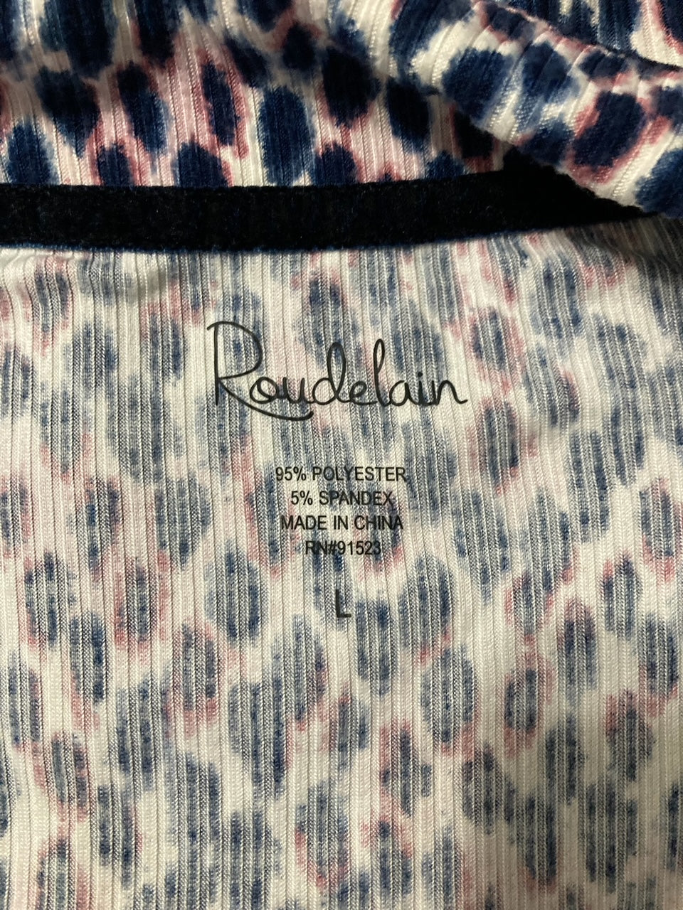ROUDELAIN Pajama top PAINTED LEOPARD L