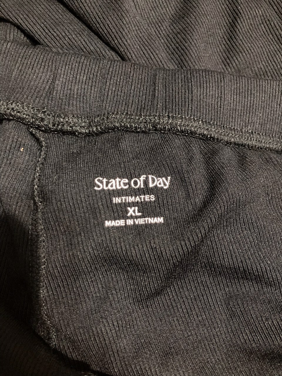 STATE OF DAY Sleepweart botton long pants BLACK XL