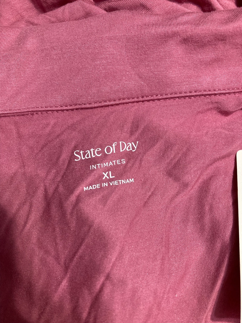 STATE OF DAY Shirt button Long sleeve PINK XL
