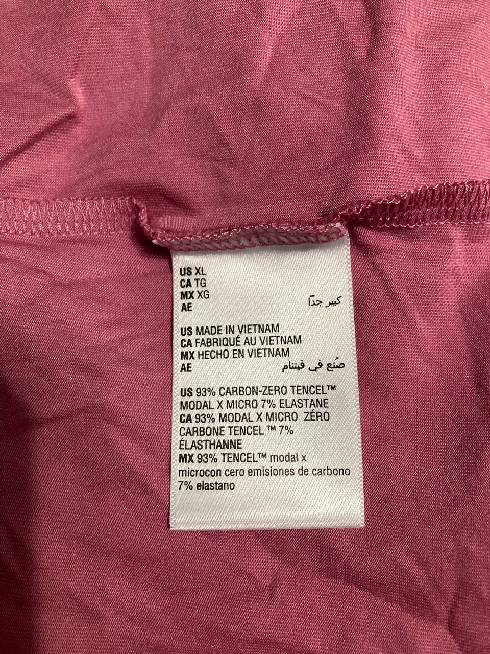 STATE OF DAY Shirt button Long sleeve PINK XL