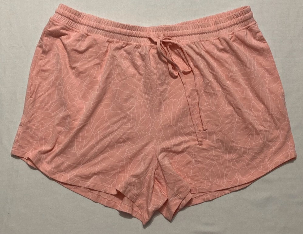 STATE OF DAY Relaxed-Fit Drawstring Shorts CORAL M
