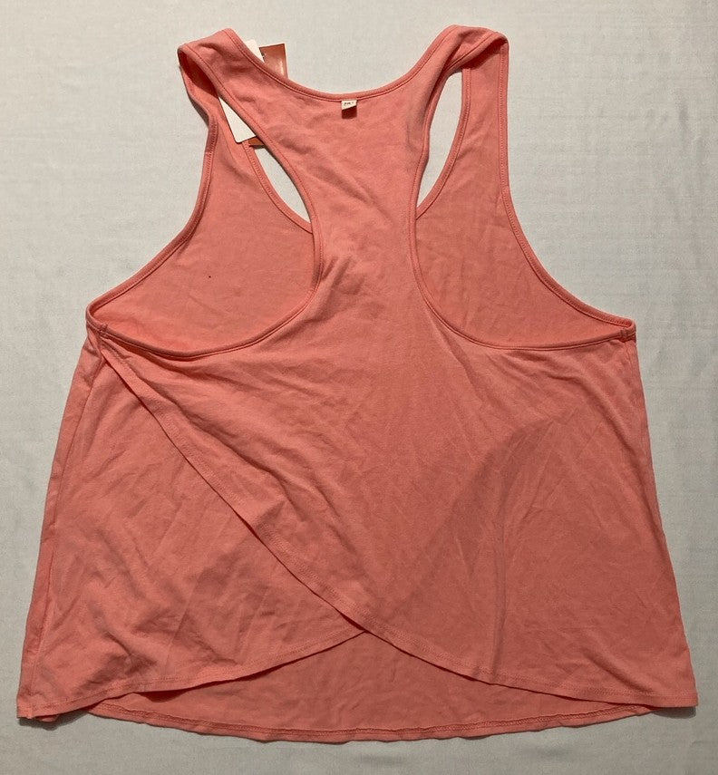 STATE OF DAY Sleeveless Top with Cross-Back Design CORAL M