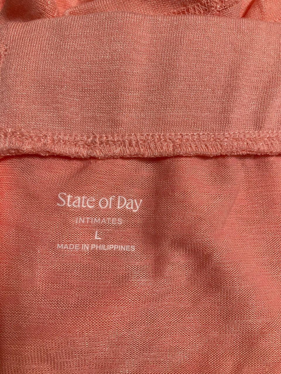 STATE OF DAY Relaxed-Fit Drawstring Shorts CORAL L