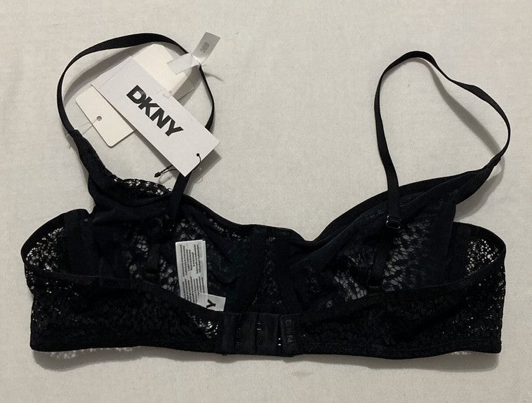 NWD DKNY Modern Lace Unlined Demi Bra BLACK 36B
