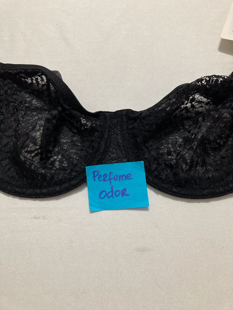 NWD DKNY Modern Lace Unlined Demi Bra BLACK 36B